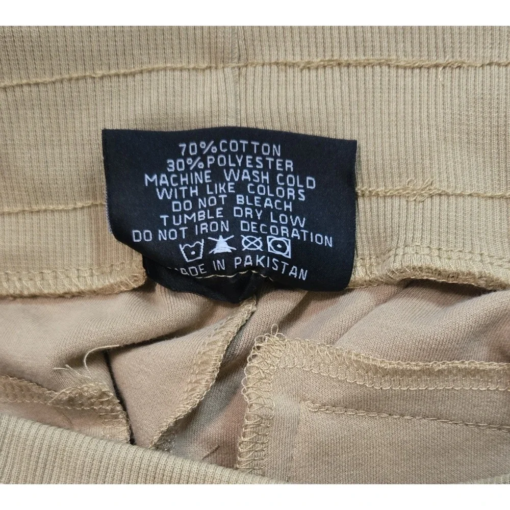 Nelk Boys Full Send Tan Super Soft Sweatpants Joggers Men's Size Large - Picture 8 of 13